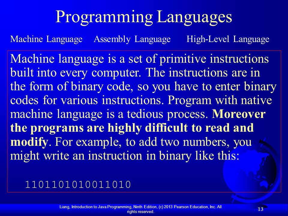 How does one write a program in machine language from windows?